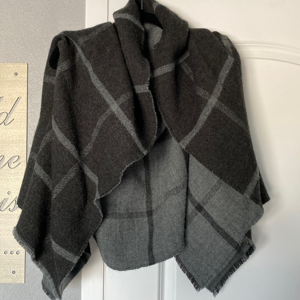 J. Crew plaid shawl/cape